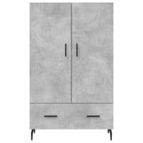 Highboard Concrete Grey 69.5x31x115 cm Engineered Wood 828256