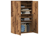 Highboard 80 x 39 x 178 cm Engineered Wood Old Wood 3365570
