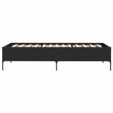 Bed Frame without Mattress Black 90x200 cm 844966
