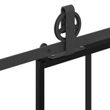 Sliding Door with Hardware Set 76x205 cm ESG Glass&Aluminium 3332851