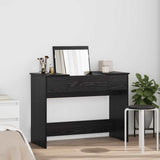 Cosmetic Table with Drawer Black Oak 100 x 45 x76 cm 871671