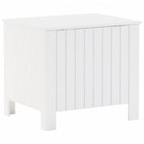 Storage Box with Lid RANA White 60x49x54 cm Solid Wood Pine 4002328
