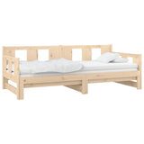 Pull-out Day Bed without Mattress Solid Wood Pine 2x cm 820292