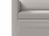 Sofa Set 2 pcs Cloud Grey Fabric 3433161