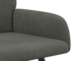 2 Seater Sofa with Metal Legs 2-Seater Dark Grey 42051044