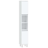 3 Piece Bathroom Furniture Set White Engineered Wood 3190221