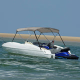 3-bow Bimini Top Grey 183x160x137 cm 94799