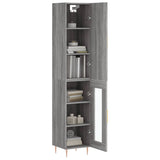 Highboard Grey Sonoma 34.5x34x180 cm Engineered Wood 3199039