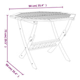 5 Piece Garden Dining Set Solid Wood Acacia 3152902