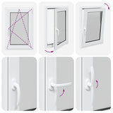 Basement Window "RISOR" 60x80 cm Tilt&Turn DIN Right White 4108345