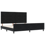 ZNTS Black Velvet Bed Frame 200x200 cm 3345031