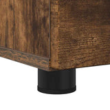 Bathroom Cabinet with Drawer Smoked Oak 76.5 x 35 x 64 cm 883299