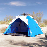 Beach Tent 3-Person Azure Blue Quick Release Waterproof 4005314