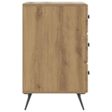 Bedside Cabinet Artisan Oak 43 x 41 x 66.5 cm Engineered Wood 895484