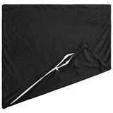 Cushion with Pillow HEERLEN 6 pcs Black Velvet 926939