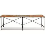 ZNTS Dining Table Solid Reclaimed Wood 240 cm 243994