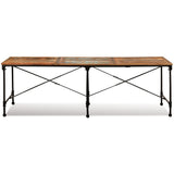 ZNTS Dining Table Solid Reclaimed Wood 240 cm 243994