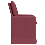 Dining Chairs 2 pcs Wine red 57 x 67 x 98 cm Fabric 42017919