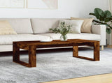 Coffee Table Smoked Oak 102x50x35 cm Engineered Wood 823363