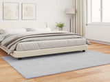 Anti-Slip Faux Rabbit Fur Rug OLITE Grey 160 x 230 cm Polyester 42021682