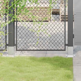 Post Bases Square 12 pcs Silver 81x81 mm Galvanised Steel 42000009