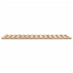 ZNTS Bed Frame without Mattress 140x190 cm Solid Wood Pine 824603