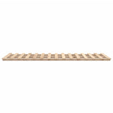 ZNTS Bed Frame without Mattress 140x190 cm Solid Wood Pine 824603