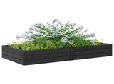Raised Bed Black 151 x 75.5 x 25 cm PP 42033405