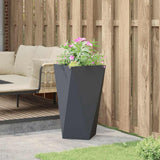 Planter Anthracite 40 x 40 x 75 cm Steel 883784