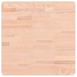 Table Top 50x50x4 cm Square Solid Wood Beech 355961