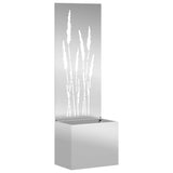 Garden Privacy Screen Silver 50 x 150 cm Galvanised steel 876467