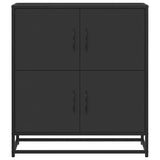 Sideboard Black 68x35x76 cm Engineered Wood 848989