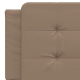 Bed Frame with LED without Mattress "Zadar" Cappuccino 160x200 cm 3214121