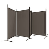 ZNTS 5-Panel Room Divider Anthracite 433x180 cm Fabric 350268