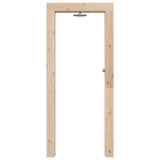Outdoor Shower 226 cm Solid Pine Wood and Stainless Steel 886336