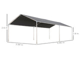 3 x 6m Heavy Duty Carport Garage Car Shelter Galvanized Steel Outdoor Open Canopy Tent Water UV T3398P325357
