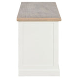 TV Cabinet White 90x30x40 cm Wood 249879