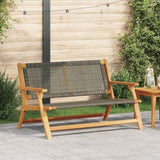 Garden Furniture Grey 122 x 78 x 73 cm Solid Acacia Wood 367820