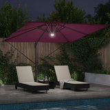 Roma Parasol Red 286 x 284 x 270 cm Aluminium and Polyester 42003357