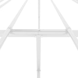 Metal Bed Frame without Mattress White 193x203cm 350919
