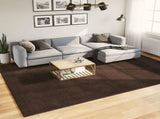 Medium Pile Soft and Washable Rug HUARTE Brown 340 x 240 cm 42022471