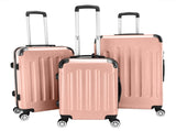 3 Pcs Suitcase Lightweight ABS Carry-on Hand Luggage 4 Spinner Wheels Trolley Case 83110992