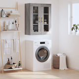 Wall Mounted Cabinet Grey Sonoma 69.5x34x90 cm 828474