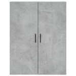 Highboard Concrete Grey 69.5x34x180 cm Engineered Wood 3195919
