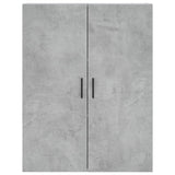 Highboard Concrete Grey 69.5x34x180 cm Engineered Wood 3195919