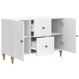 TV Cabinet High Gloss White 89 x 34.5 x 60 cm Engineered Wood 894199