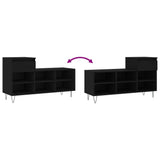 Shoe Cabinet Black 102x36x60 cm Engineered Wood 831365