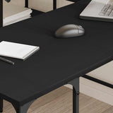 Desk Black 139x139x75 cm Engineered Wood 837592