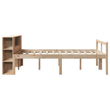 Bookcase Bed without Mattress 120x200 cm Solid Wood Pine 3321967