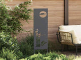 Garden Privacy Screen Anthracite 32 x 140 cm Cold-rolled steel 876247